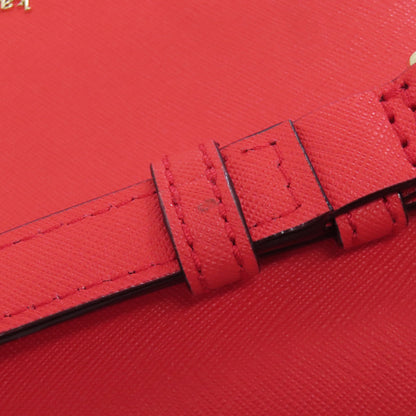 kate spade logo Shoulder Bag Leather Ladies [Used]