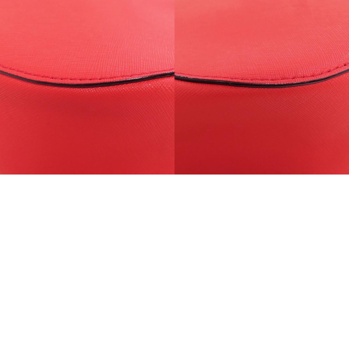 kate spade logo Shoulder Bag Leather Ladies [Used]