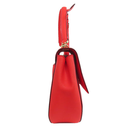 kate spade logo Shoulder Bag Leather Ladies [Used]