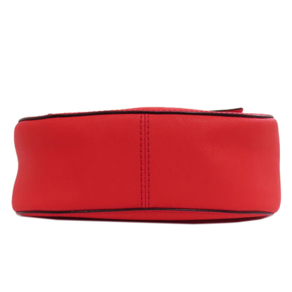 kate spade logo Shoulder Bag Leather Ladies [Used]