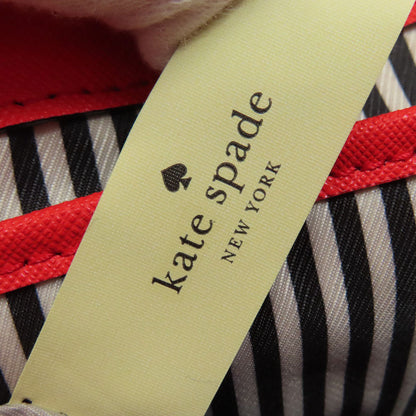 kate spade logo Shoulder Bag Leather Ladies [Used]