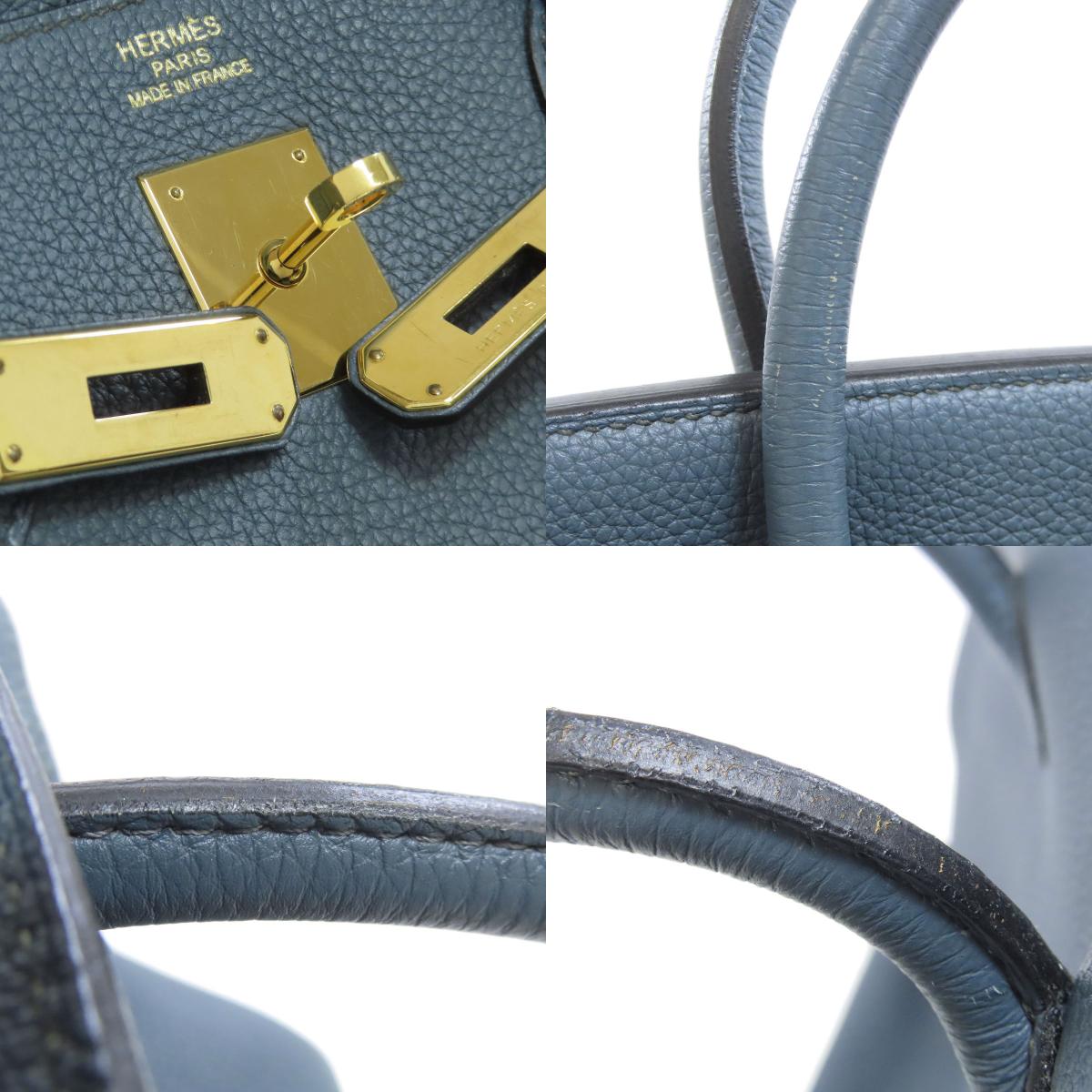 HERMES Birkin 40 GoldHardware Handbag Togo Ladies [Used]