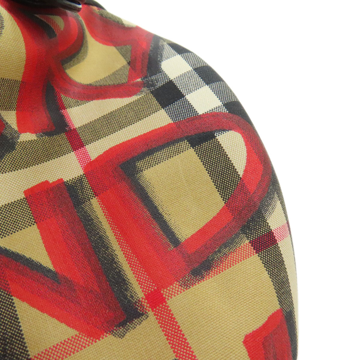 Burberry グラフィティ　ショルダーバッグ BURBERRY Nova Check Graffiti Print Shoulder Bag Nylon Ladies [Used