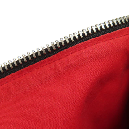 BURBERRY Nova Check Graffiti Print Shoulder Bag Nylon Ladies [Used]