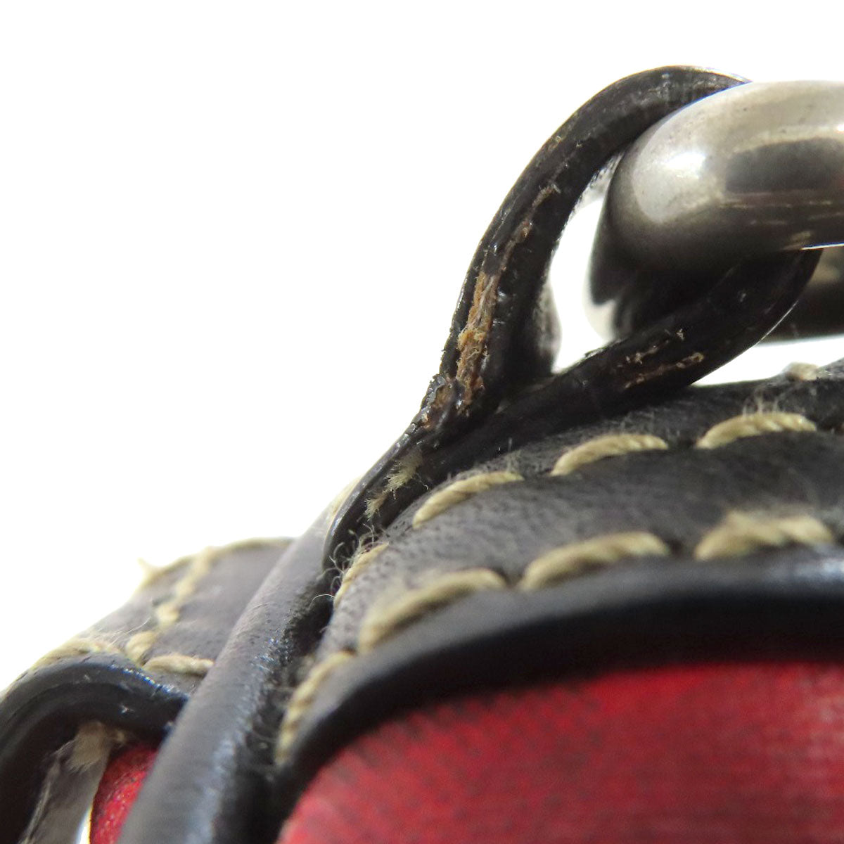 BURBERRY Nova Check Graffiti Print Shoulder Bag Nylon Ladies [Used]