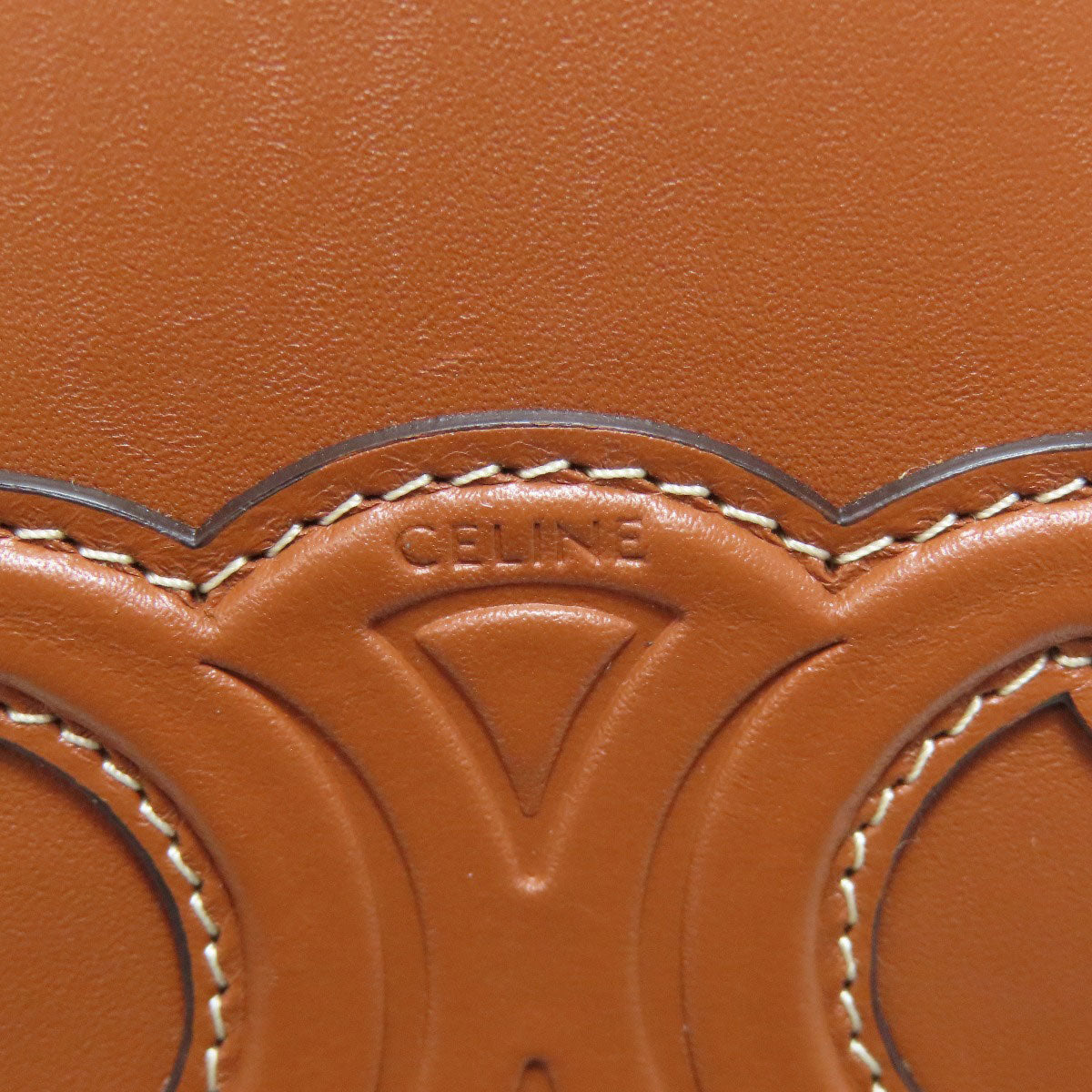 CELINE small box cuir triomphe Shoulder Bag Calf Ladies [Used]