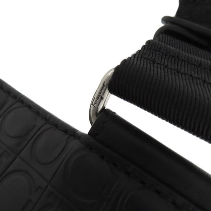 Salvatore Ferragamo Logo motif Shoulder Bag Leather Ladies [Used]