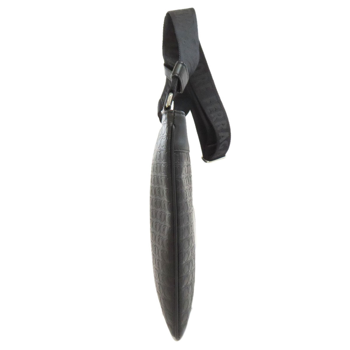 Salvatore Ferragamo Logo motif Shoulder Bag Leather Ladies [Used]