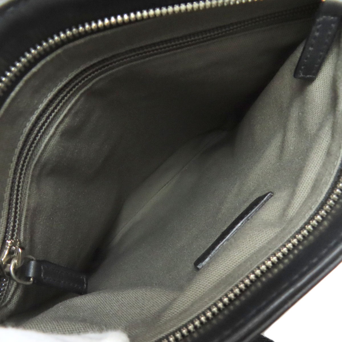 Salvatore Ferragamo Logo motif Shoulder Bag Leather Ladies [Used]