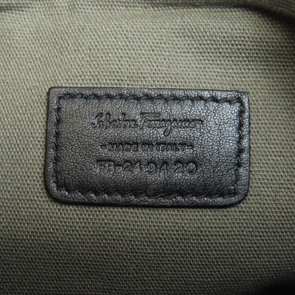 Salvatore Ferragamo Logo motif Shoulder Bag Leather Ladies [Used]