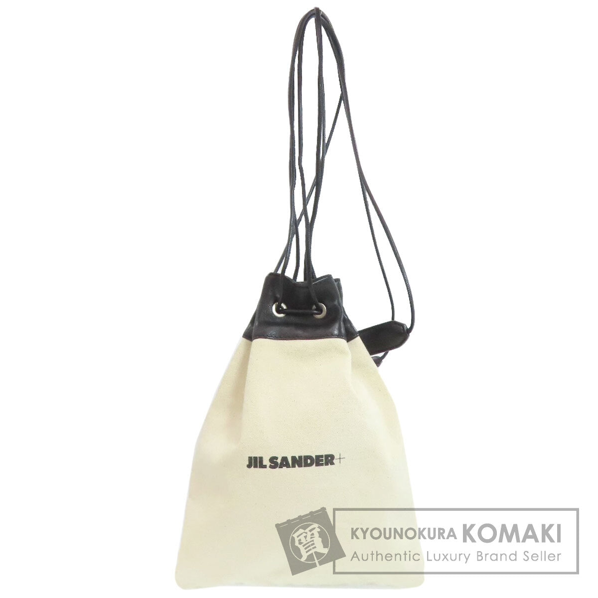 Jil Sander logo Shoulder Bag Canvas Ladies [Used]