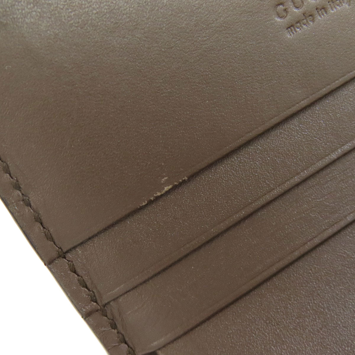 GUCCI 508757 GG Supreme Bifold Wallet with Coin Pocket PVC Ladies [Used]