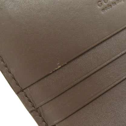 GUCCI 508757 GG Supreme Bifold Wallet with Coin Pocket PVC Ladies [Used]