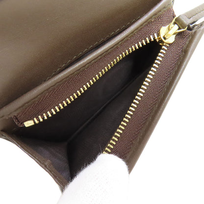 GUCCI 508757 GG Supreme Bifold Wallet with Coin Pocket PVC Ladies [Used]