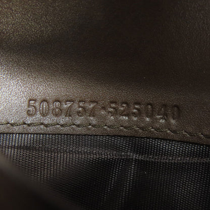 GUCCI 508757 GG Supreme Bifold Wallet with Coin Pocket PVC Ladies [Used]