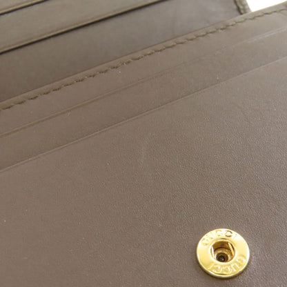 GUCCI 508757 GG Supreme Bifold Wallet with Coin Pocket PVC Ladies [Used]