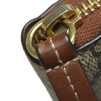 GUCCI 456863 Tiger GG Supreme Long wallet (with coin pocket) PVC Ladies [Used]