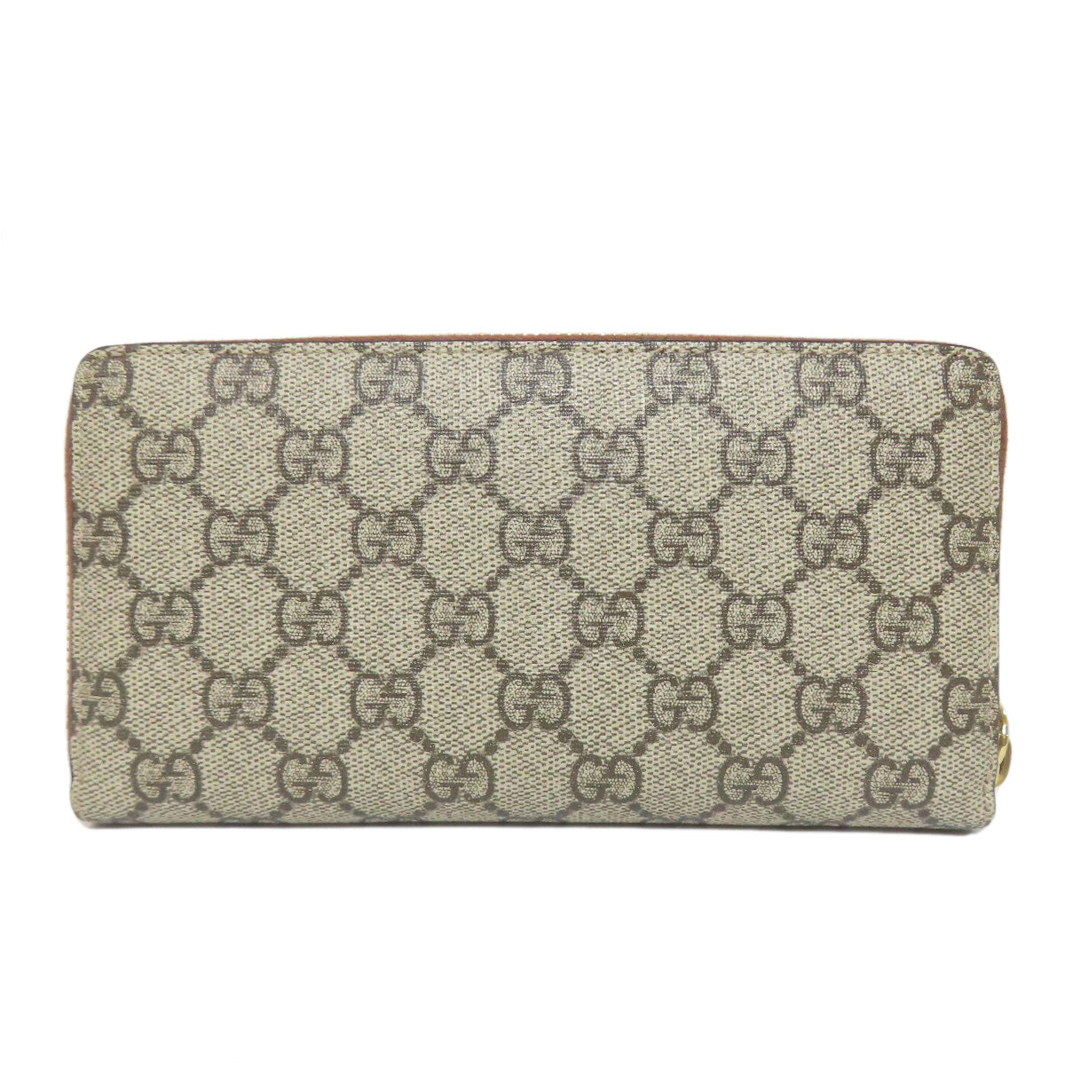 GUCCI 456863 Tiger GG Supreme Long wallet (with coin pocket) PVC Ladies [Used]