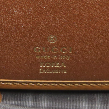 GUCCI 456863 Tiger GG Supreme Long wallet (with coin pocket) PVC Ladies [Used]