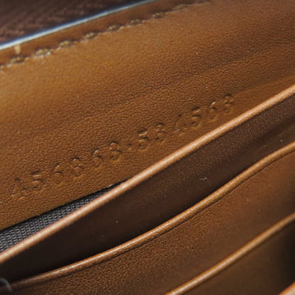 GUCCI 456863 Tiger GG Supreme Long wallet (with coin pocket) PVC Ladies [Used]