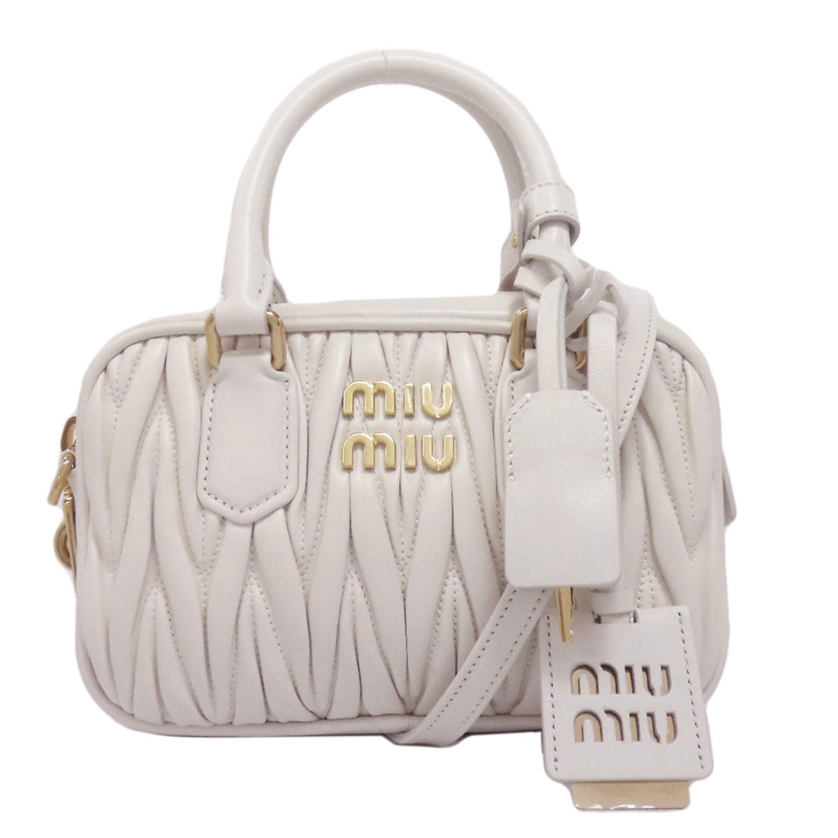 MIUMIU Materasse 2WAY Handbag Calf Ladies [Used]
