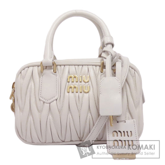 MIUMIU Materasse 2WAY Handbag Calf Ladies [Used]