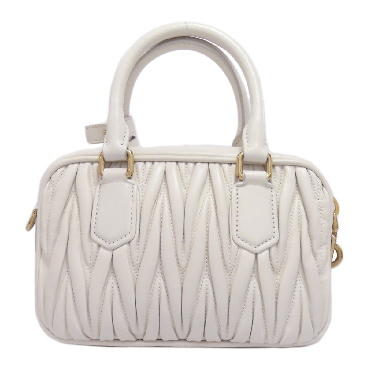 MIUMIU Materasse 2WAY Handbag Calf Ladies [Used]