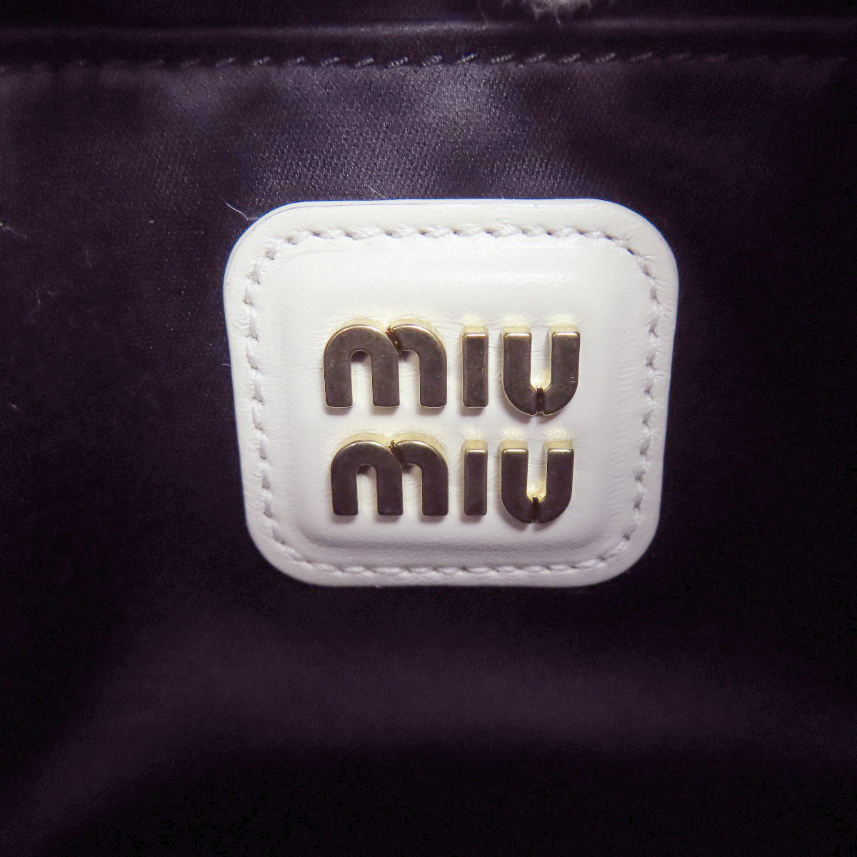 MIUMIU Materasse 2WAY Handbag Calf Ladies [Used]