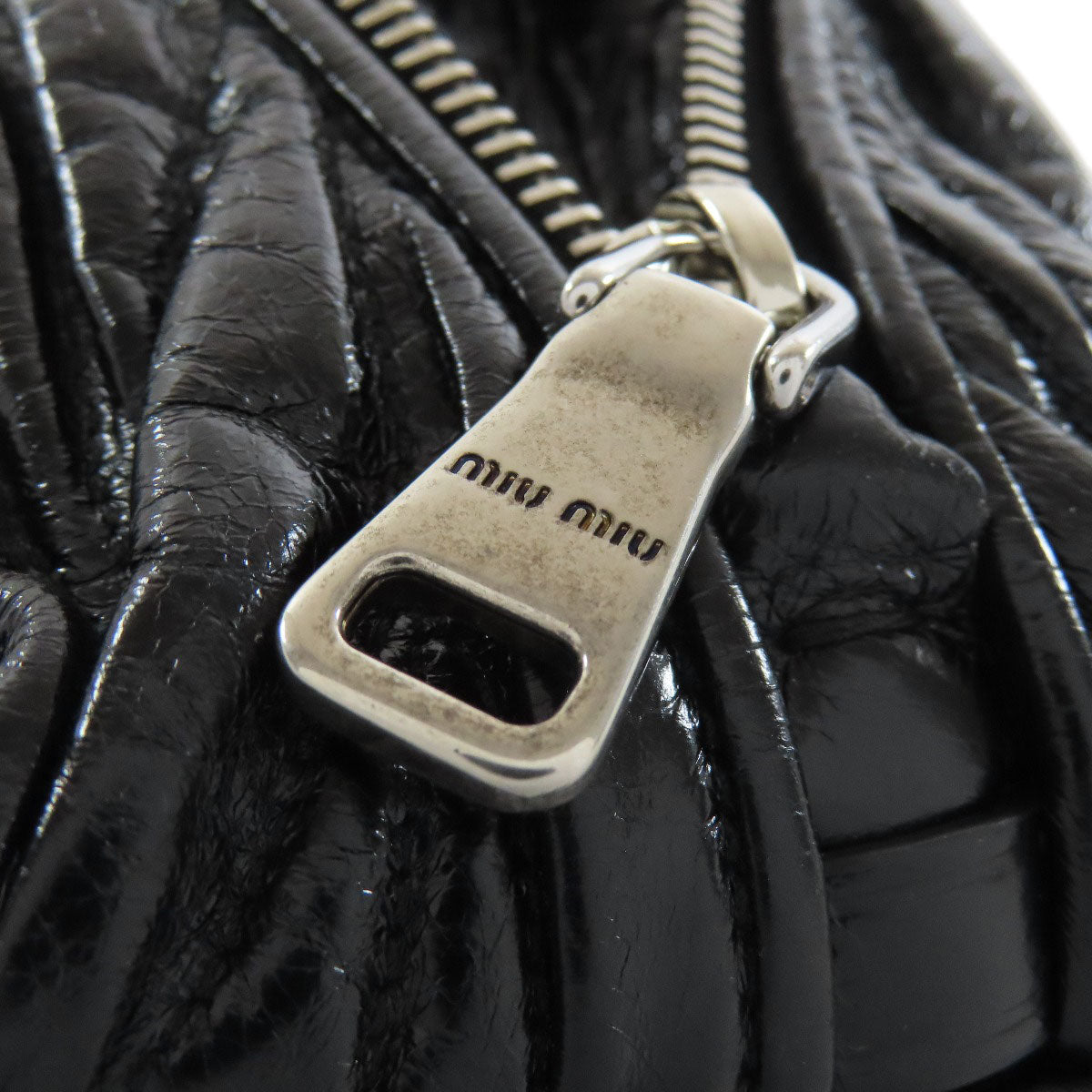 ミュウミュウ マテラッセ 2WAY ハンドバッグ カーフ レディース 【中古】【MIUMIU】