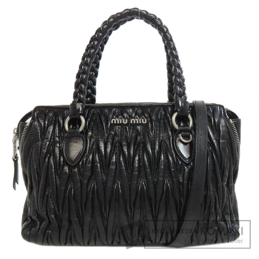 ミュウミュウ マテラッセ 2WAY ハンドバッグ カーフ レディース 【中古】【MIUMIU】
