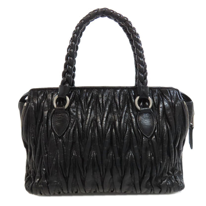 ミュウミュウ マテラッセ 2WAY ハンドバッグ カーフ レディース 【中古】【MIUMIU】