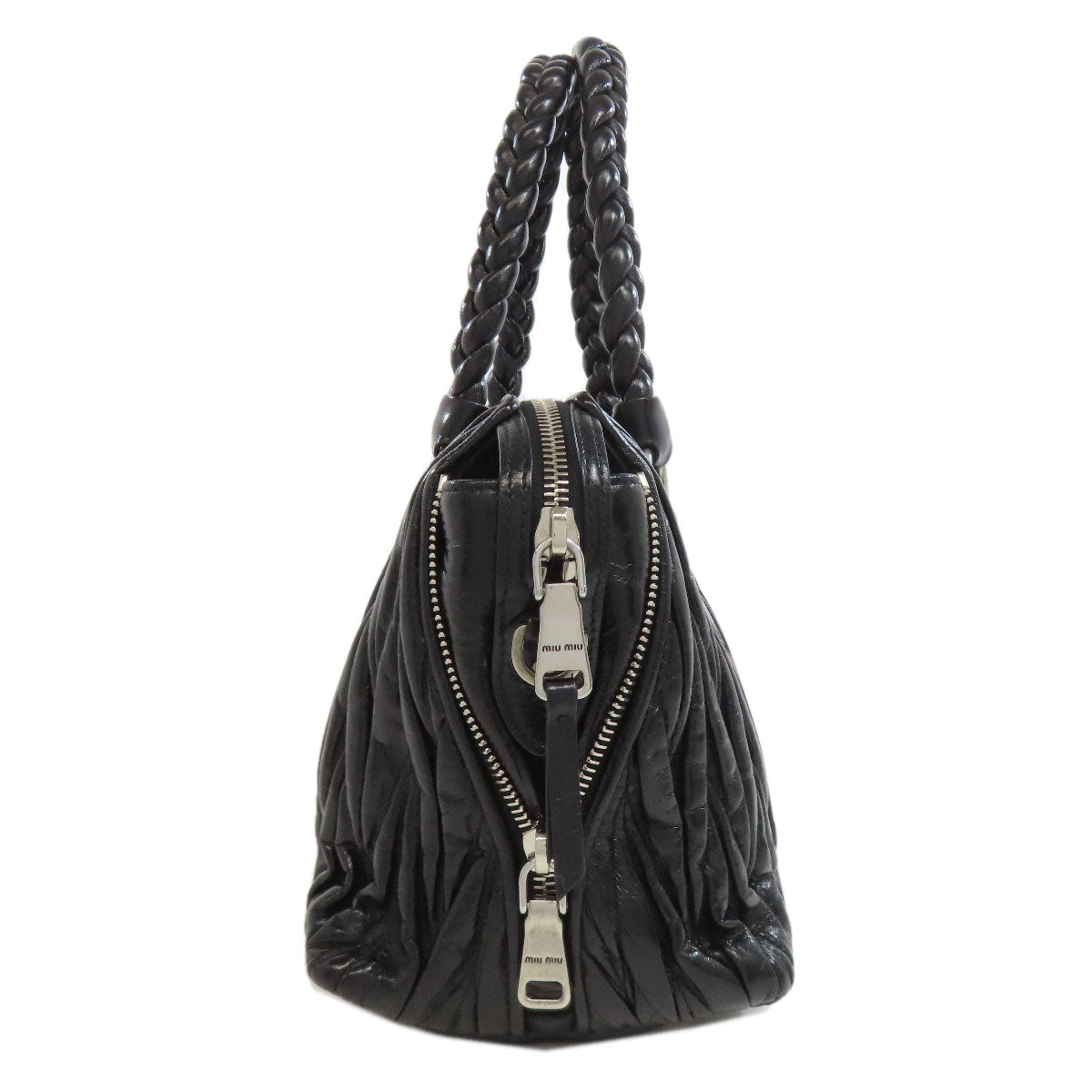 ミュウミュウ マテラッセ 2WAY ハンドバッグ カーフ レディース 【中古】【MIUMIU】