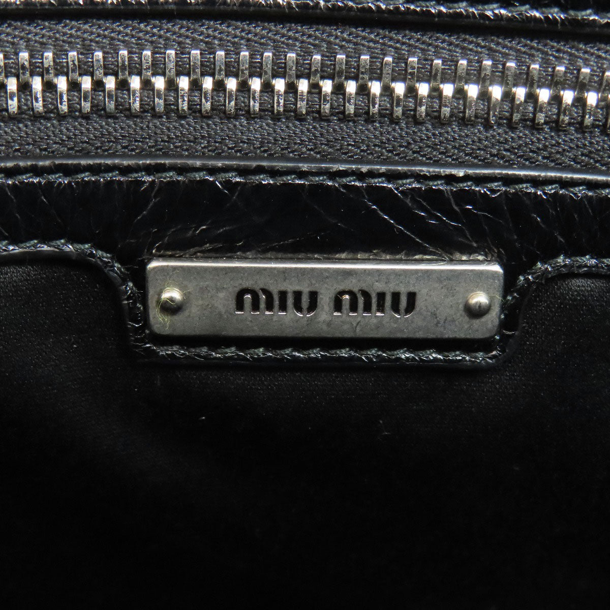 ミュウミュウ マテラッセ 2WAY ハンドバッグ カーフ レディース 【中古】【MIUMIU】