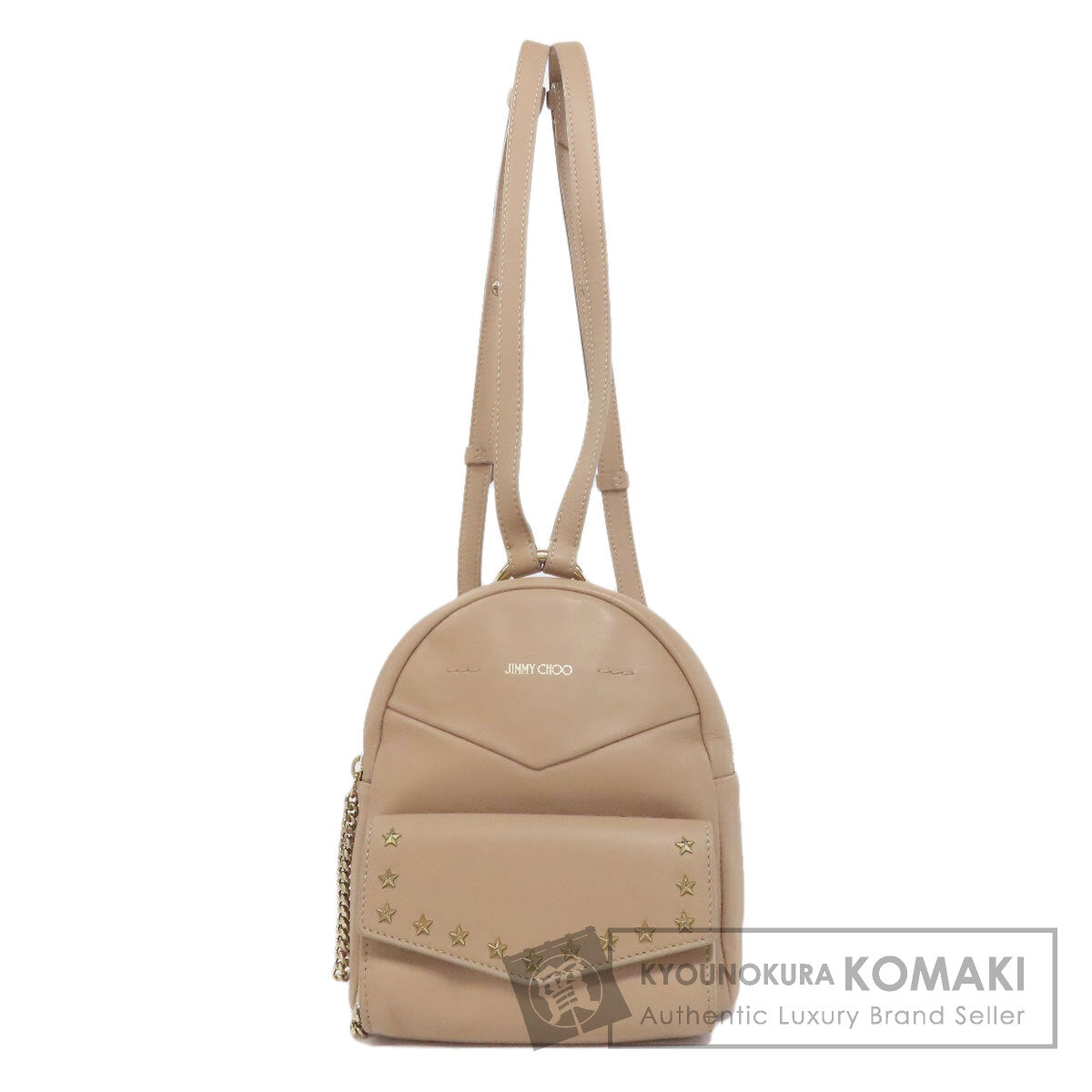 Jimmy Choo Star motif Backpack Â· Daypack Leather Ladies [Used]