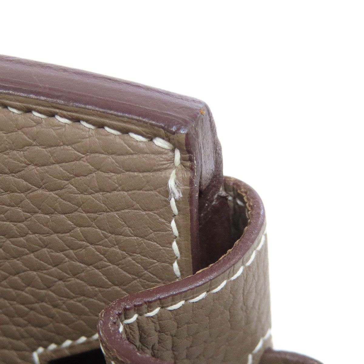 HERMES Birkin 30 Etoupe GoldHardware Handbag Taurillon Clemence Ladies [Used]