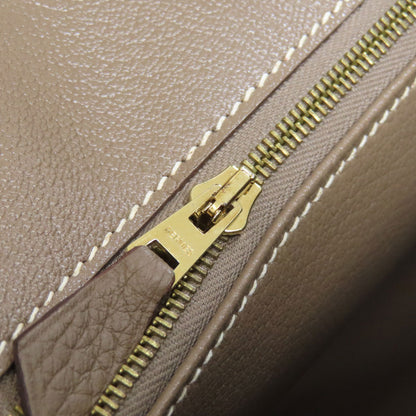 HERMES Birkin 30 Etoupe GoldHardware Handbag Taurillon Clemence Ladies [Used]
