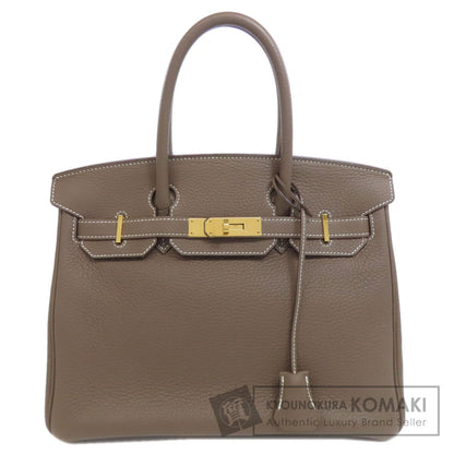 HERMES Birkin 30 Etoupe GoldHardware Handbag Taurillon Clemence Ladies [Used]