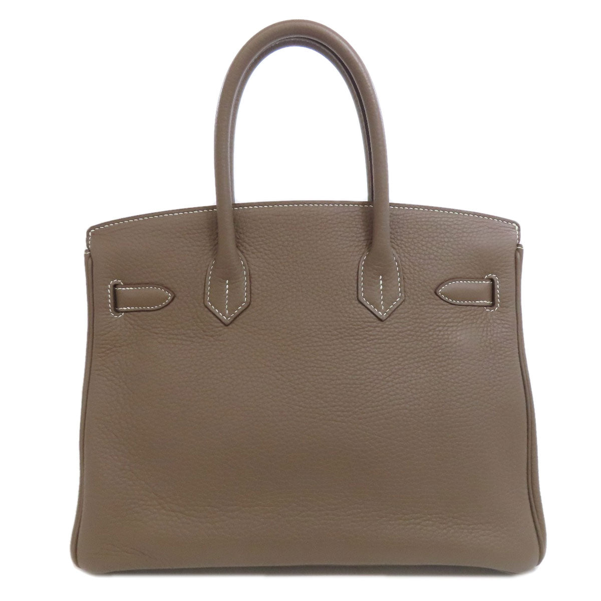 HERMES Birkin 30 Etoupe GoldHardware Handbag Taurillon Clemence Ladies [Used]