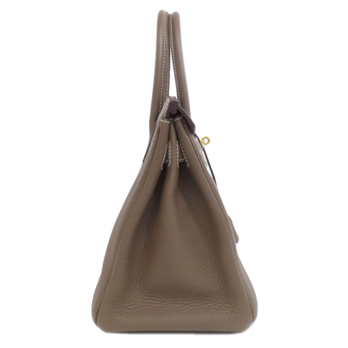 HERMES Birkin 30 Etoupe GoldHardware Handbag Taurillon Clemence Ladies [Used]