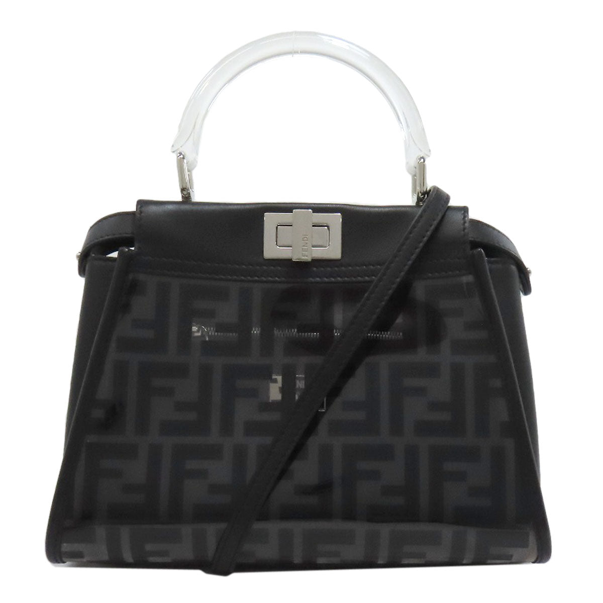 FENDI Peekaboo Mini 2WAY Handbag Plastics CalfLadies [Used]