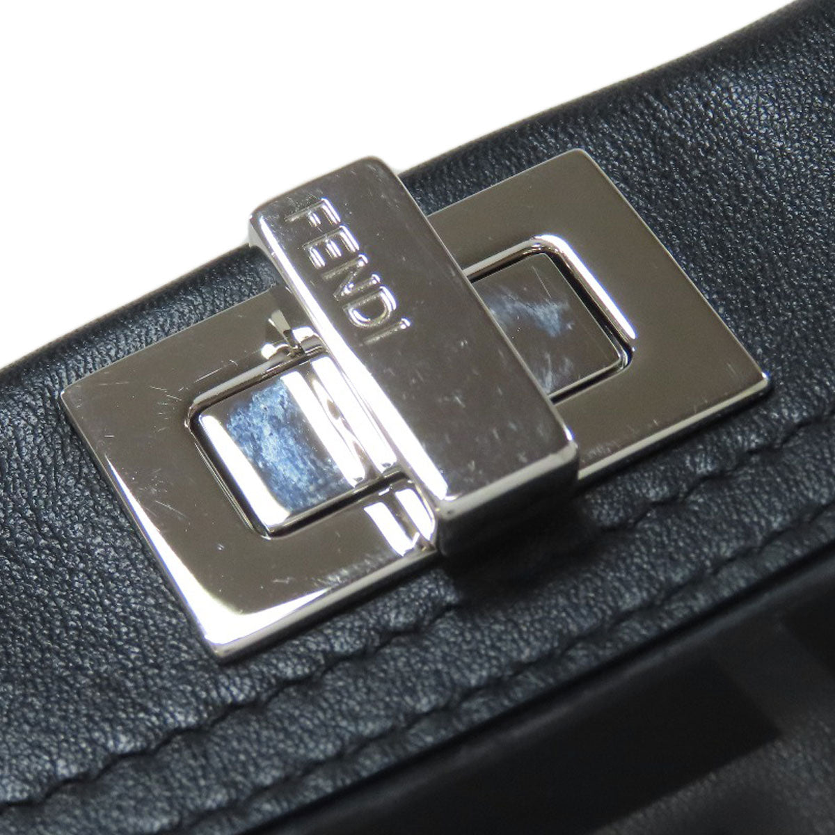 FENDI Peekaboo Mini 2WAY Handbag Plastics CalfLadies [Used]