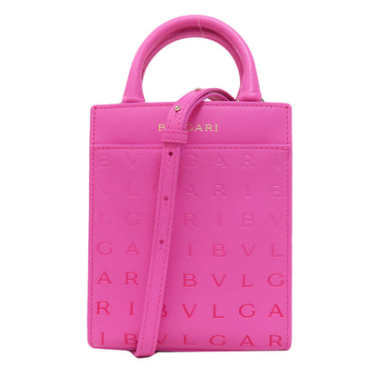 BVLGARI Infiniteum 2WAY Handbag Calf Ladies [Used]