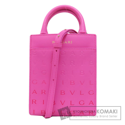 BVLGARI Infiniteum 2WAY Handbag Calf Ladies [Used]