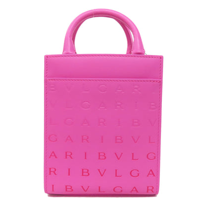 BVLGARI Infiniteum 2WAY Handbag Calf Ladies [Used]