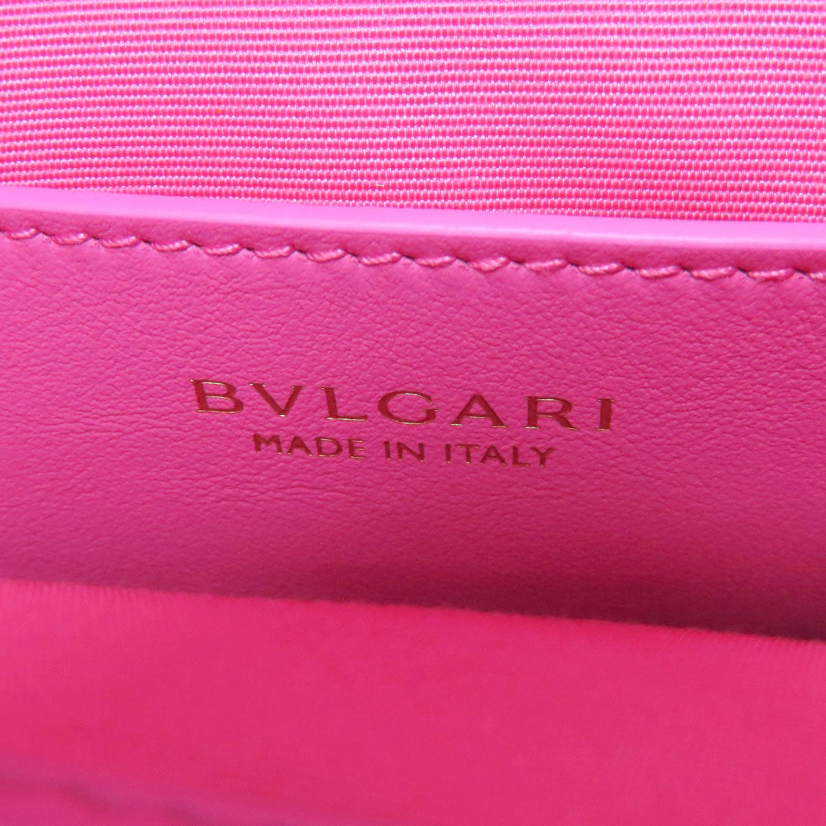 BVLGARI Infiniteum 2WAY Handbag Calf Ladies [Used]