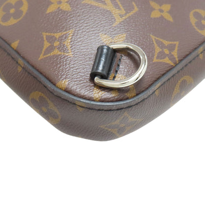LOUIS VUITTON M46327 Avenirs Ring Monogram Macassar body bag Monogram canvas Ladies [Used]