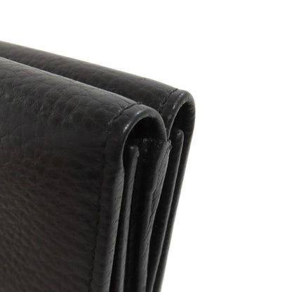 GUCCI 474746 Compact Wallet Double G Bifold Wallet with Coin Pocket Calf Ladies [Used]