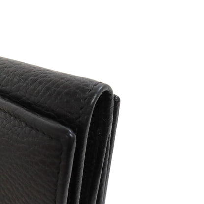 GUCCI 474746 Compact Wallet Double G Bifold Wallet with Coin Pocket Calf Ladies [Used]