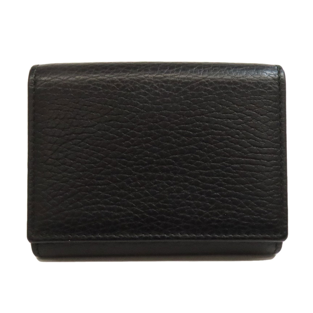 GUCCI 474746 Compact Wallet Double G Bifold Wallet with Coin Pocket Calf Ladies [Used]