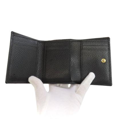 GUCCI 474746 Compact Wallet Double G Bifold Wallet with Coin Pocket Calf Ladies [Used]